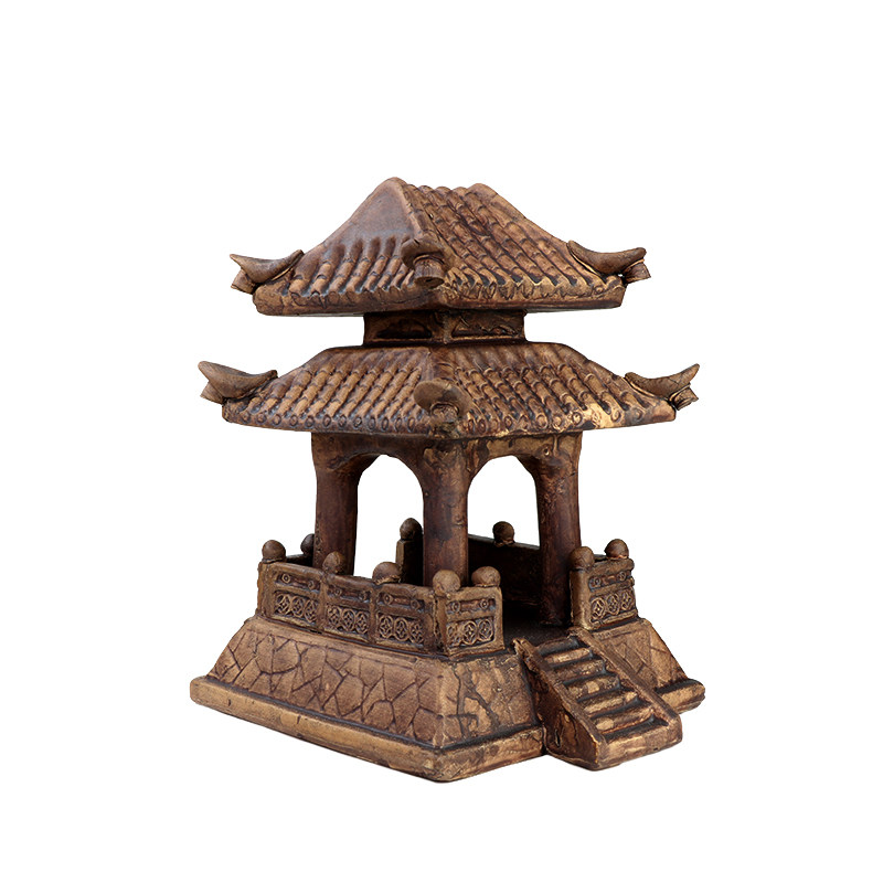 假山摆件凉亭双层四方亭摆件配件配件鱼缸造景装饰品花盆摆件陶瓷,淘宝优惠券,粉丝福利购,淘宝优惠卷