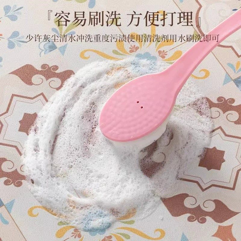 厨房地垫防滑防油可擦免清洗地毯加厚吸水脚垫可裁剪家用入户门垫,淘宝优惠券,粉丝福利购,淘宝优惠卷