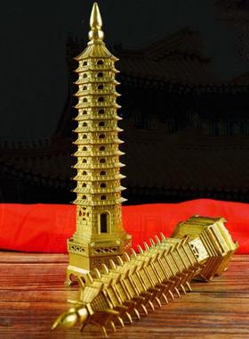 纯铜文昌塔13层塔 十三层九层七层纯铜文昌塔家居摆件