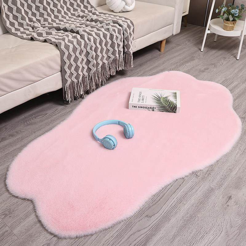 白色兔毛绒云朵地毯少女卧室床边地垫客厅镜前毛垫衣帽间飘窗垫,淘宝优惠券,粉丝福利购,淘宝优惠卷