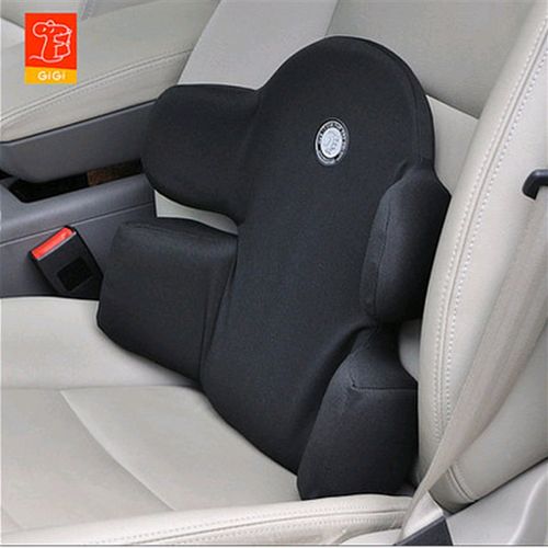 gigi吉吉薄款汽车腰靠记忆棉轿车座椅靠背垫护腰 四季车坐腰枕 - 图1