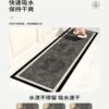 Kitchen floor mats, non-slip, anti-oil, water-absorbent floor mats, wipeable and washable, special stain-resistant carpets, diatom mud floor mats