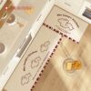 Red New Year kitchen floor mat Year of the Dragon no-wash anti-oil anti-fouling carpet anti-slip scrubbable stain-resistant long strip foot mat