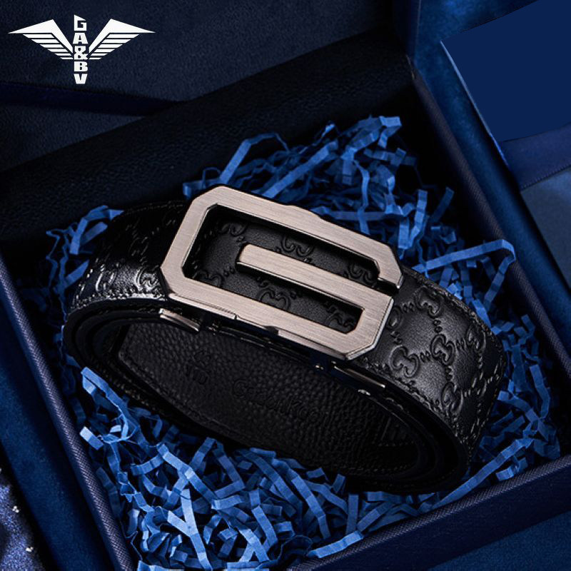 意大利GA&BV皮带男士商务真皮腰带男款奢侈品高档2025新款裤带男