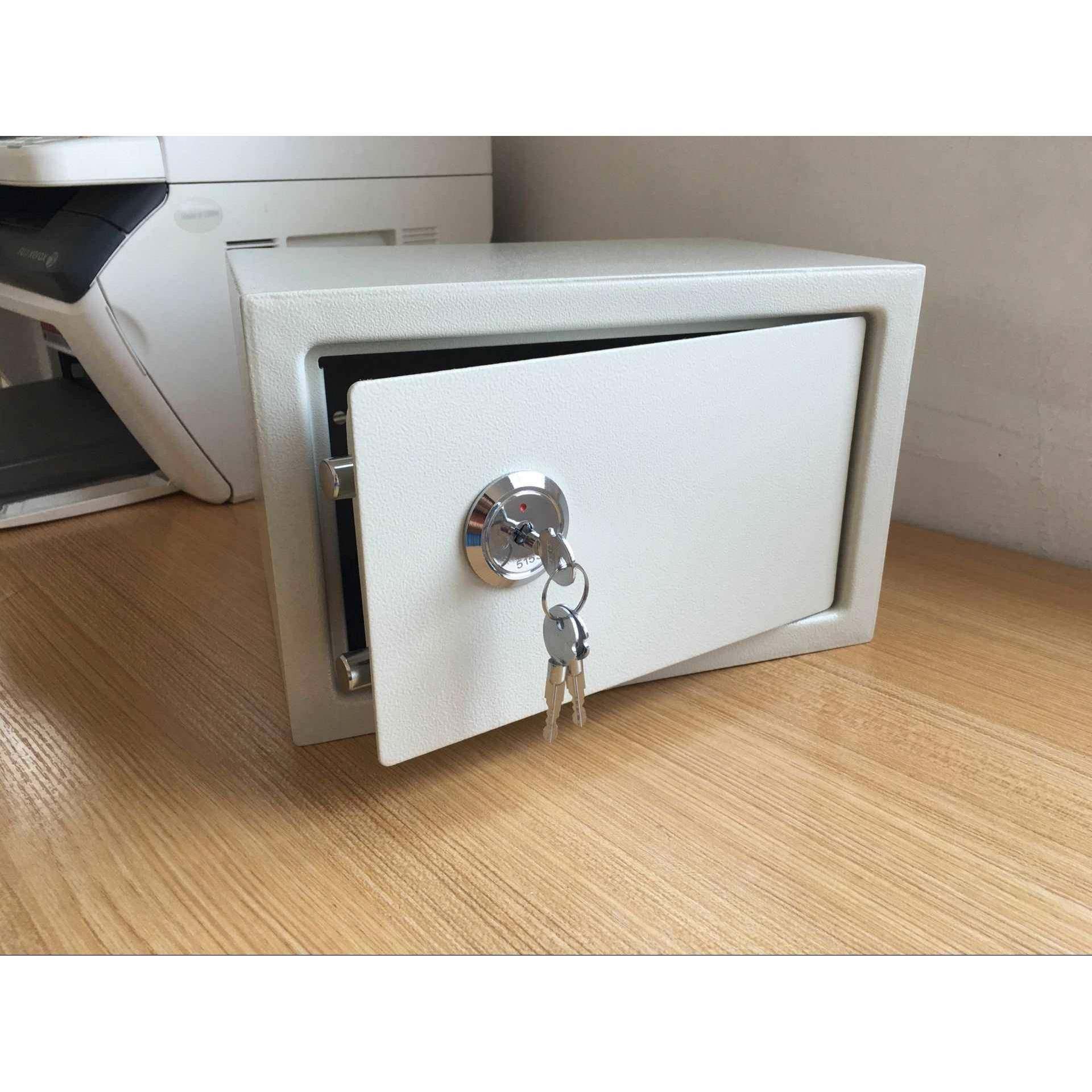 Home office small 20K blade lock mechanical in-wall all-steel safe deposit box safe for the elderly