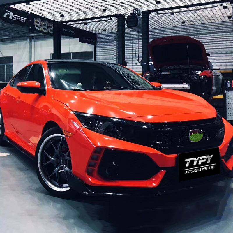 十代思域typer包围tr前后杠大包围侧裙中网尾翼排气日行灯改装,淘宝优惠券,粉丝福利购,淘宝优惠卷