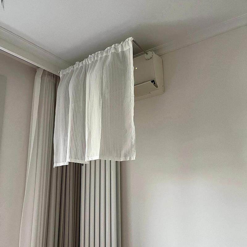 防空调直吹挡风帘挡风纱壁挂式防尘罩坐月子防冷凝水回流挡风板,淘宝优惠券,粉丝福利购,淘宝优惠卷