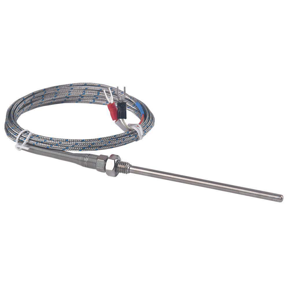 K型测温线不锈钢防水防油热电偶M8螺纹式感温头烤箱烘干炉探杆式,淘宝优惠券,粉丝福利购,淘宝优惠卷