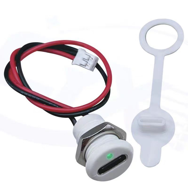 typec母座连接器 玩具台灯防水充电口焊接端子母头usb  C口电源座,淘宝优惠券,粉丝福利购,淘宝优惠卷
