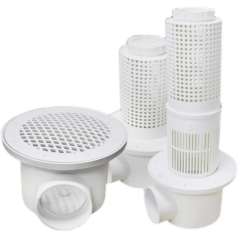 pvc鱼马桶养殖池鱼虾池塘马桶排水排污地漏底部过滤网格出水口110,淘宝优惠券,粉丝福利购,淘宝优惠卷