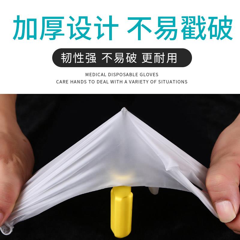 【品牌正品】一次性PVC手套食品级TPE耐用型丁腈橡胶乳胶厨房清洁 - 图1