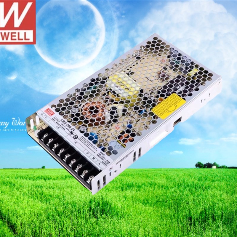 220转24V台湾12V明纬LRS-50-24直流S开关电源NES变压器100明伟350 - 图1