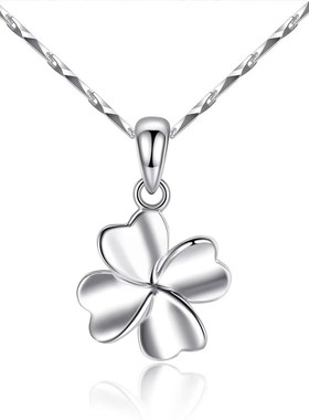 PT950铂金吊坠女款铂金项链单坠单颗不含链18k白金锁骨链单独坠