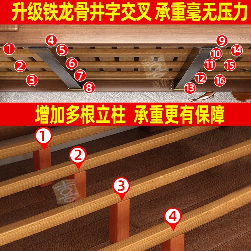 喜挚上下床双层床实木高低床多功能小户型儿童床上下铺木床子母床,淘宝优惠券,粉丝福利购,淘宝优惠卷