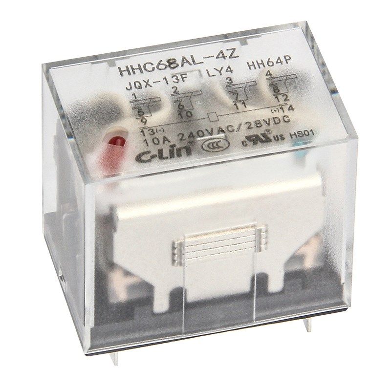欣灵中间继电器HHC68AL-4Z JQX-13F LY4 HH64P AC220V380DC24V12V - 图0