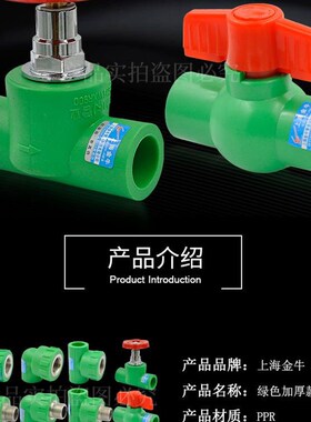 PPR水管管件配件4分20外丝内丝直接弯头三通全塑铜活接截止阀
