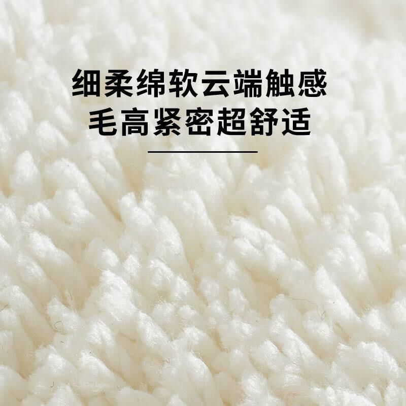 Cute Cartoon Bedside Carpet Children's Fun Bedroom New Thick Floor Mat Water-Absorbent Bathroom Foot Mat Bathroom Anti-Slip Mat