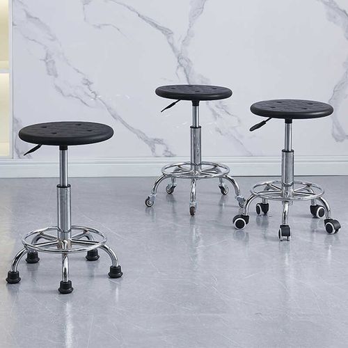防静电椅子升降凳无尘车间操作凳实验室圆凳工厂工作凳吧台椅板凳 - 图1