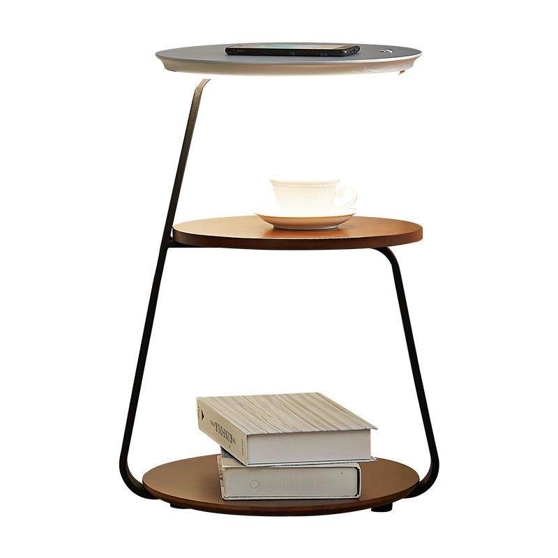 落地灯客厅沙发卧室无线充电创意置物架设计感床头柜一体茶几台灯,淘宝优惠券,粉丝福利购,淘宝优惠卷