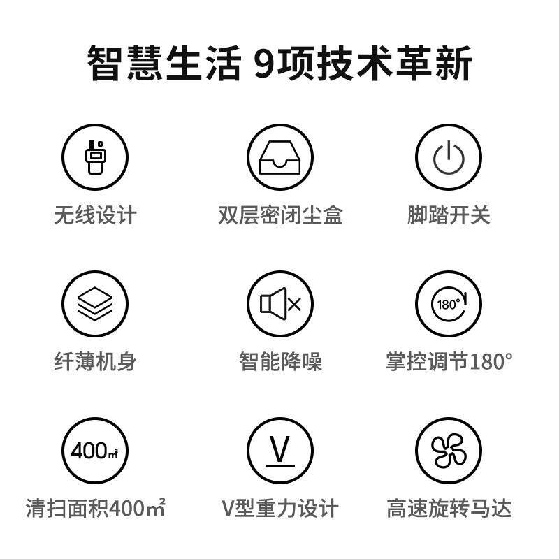 福玛特【官翻机】FM007无线手持式电动扫地机家用大功率扫帚簸箕 - 图0