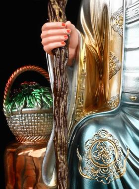 药王爷菩萨神像孙思邈医圣神医华佗像体真身药店供奉树脂佛像摆件