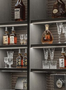 红酒杯酒具玻璃威士忌杯样板间售楼处酒店酒柜茶几软装饰品摆件