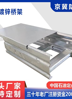 钢制电缆桥架批发防火200*100室外光伏梯式钢制金属镀锌桥架厂家