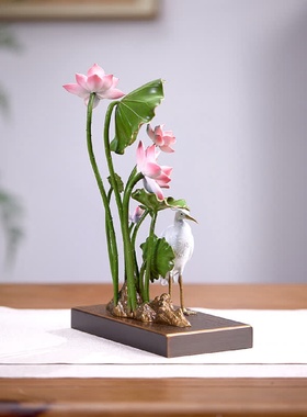 朱秉仁铜艺路连生装饰品客厅入口电视柜办公室装饰乔迁节日礼品