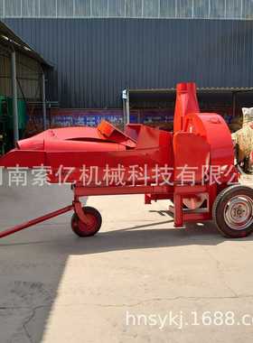 小型牧草铡切粉碎机养殖牛羊马青贮铡草切丝机高粱秸秆铡草机