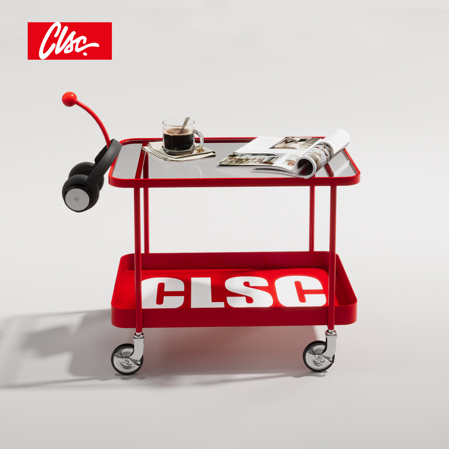 CLSC可移动推车中古风客厅家用推车沙发边柜零食置物架阳台收纳柜,淘宝优惠券,粉丝福利购,淘宝优惠卷