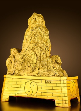 纯黄铜泰山石敢当摆件化路冲镇宅室内石敢当狮子室外家用风水化解