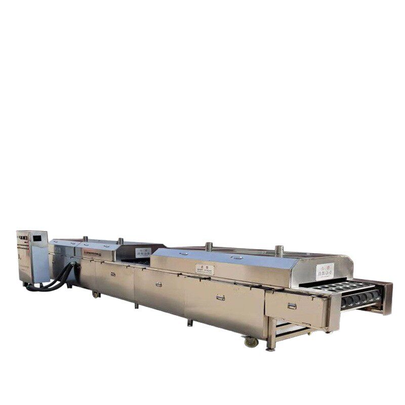 Fully automatic egg burger equipment, continuous egg burger machine, automatic injection molding, intelligent discharging