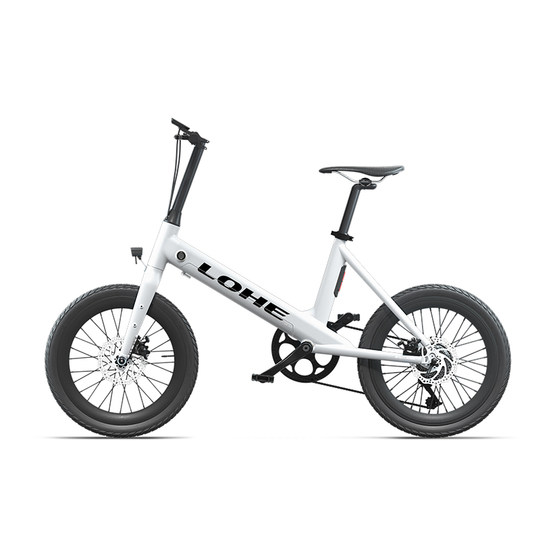 休闲款轻便助力车LOHE时尚20寸长续航电助力代步车自行车