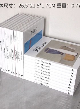 简约现代样板间装饰品 售楼部样板房摆场仿真艺术画册道具摆件