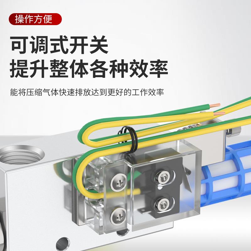 气动EV负压大流量大吸力吸盘CV真空产生器10 15 20 HS CK真空阀 - 图0