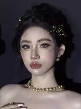 巴洛克希腊女神羽毛叶子婚礼发箍