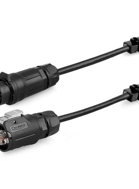 凌科cnlinko LP16 RJ45 网线公母头 工业以太网 防水航空接头插座