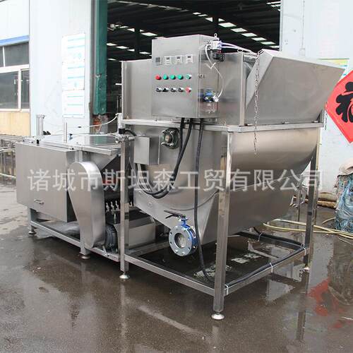 新式鸭鹅自动屠宰脱毛机 小型家禽屠宰流水线设备 家禽烫脱一体机 - 图1