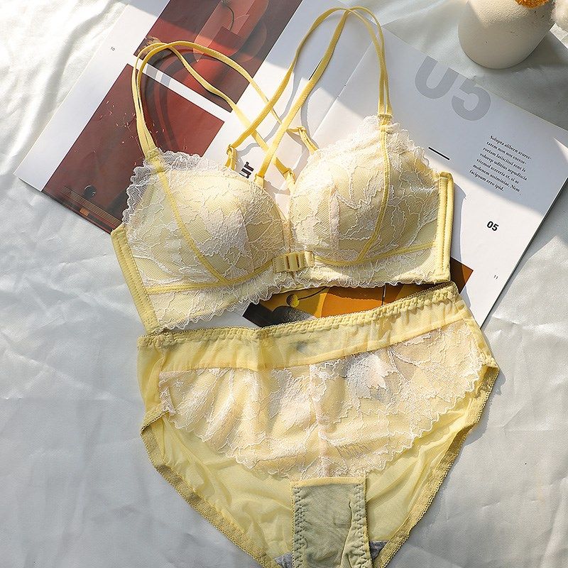 本命年内衣套装女新款爆款新娘结婚红色胸罩小胸聚拢前扣美背文胸,淘宝优惠券,粉丝福利购,淘宝优惠卷