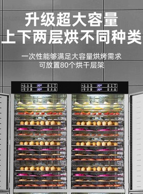 大型商用烘干机食品水果烘干机大容量鱼干肉干笋干宠物食物风干机