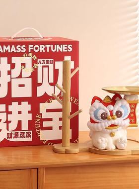 国潮喜庆醒狮摆件入户玄关钥匙收纳家居客厅桌面装饰乔迁新居礼物