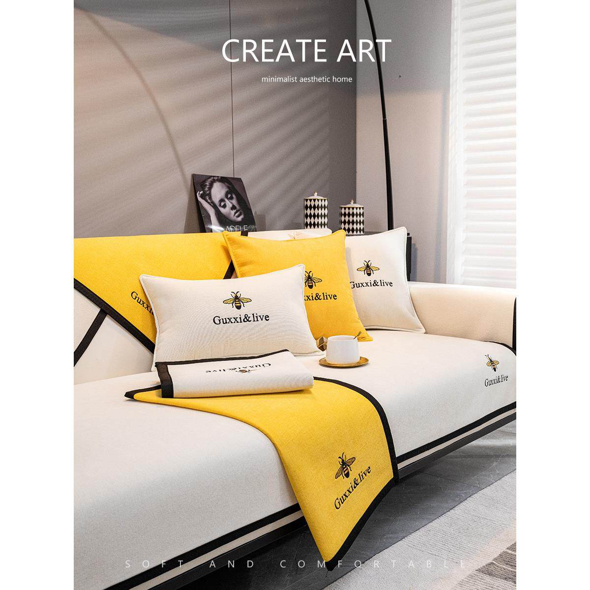 雪尼尔沙发垫四季通用防滑简约现代沙发垫全包盖布盖布套罩巾定制,淘宝优惠券,粉丝福利购,淘宝优惠卷