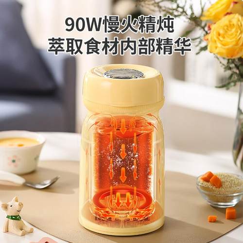 陶瓷电炖杯迷你养生壶小型办公室mini多功能家用一人养生杯花茶壶 - 图1