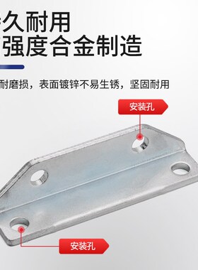 亚德客型ACQ气缸LB支架安装脚架固定底座LB16/20/25/32/40/50