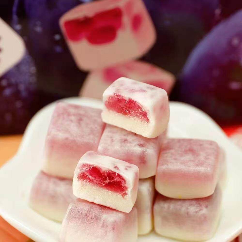 PandaKid熊仔哞妮夹心软糖果汁白桃草莓葡萄味糖果网红喜糖零食