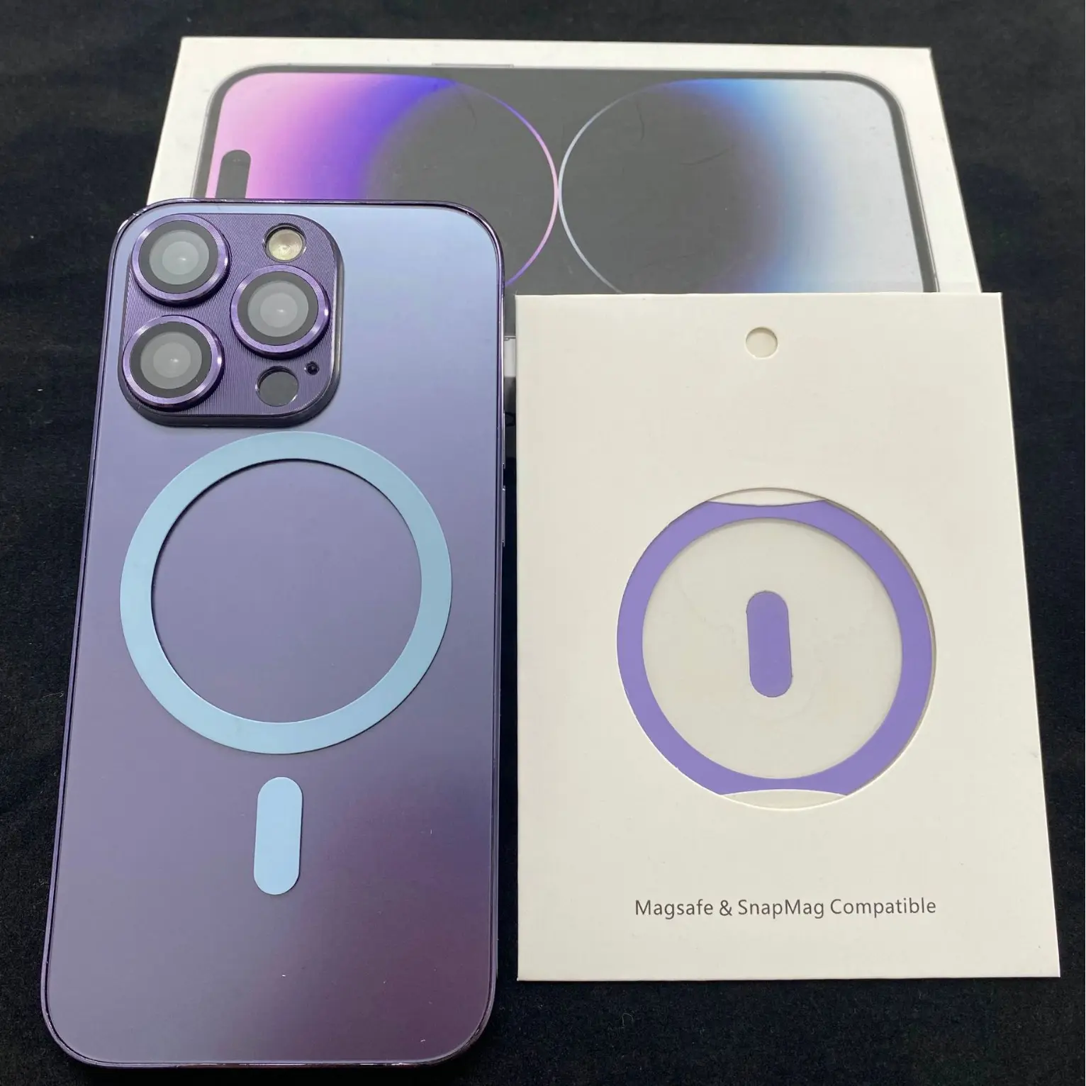 引磁环无线接收端磁吸圈铁环磁吸贴片引磁贴烤漆带定位点白色支持 - 图0