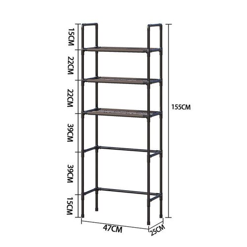 【下单立减50】H马桶置物架厨房卫生间收纳架免打孔马桶架BH957 - 图3
