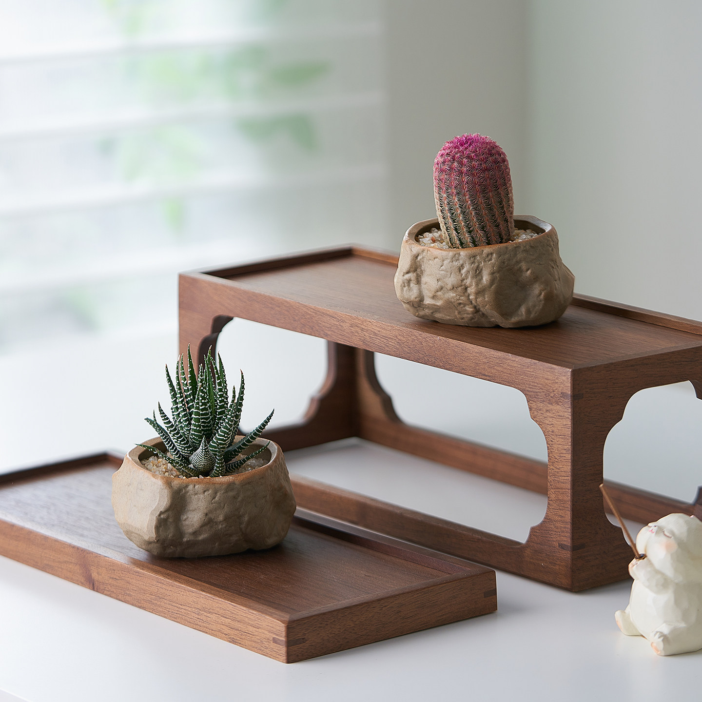 多肉植物组合盆栽北欧风仙人掌室内客厅美观摆件办公室书桌面懒人,淘宝优惠券,粉丝福利购,淘宝优惠卷