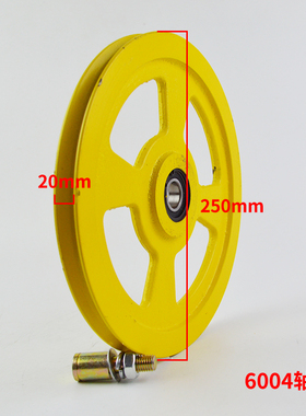 电梯涨紧轮250x20x6004 奥的斯250 240 限速器轴承6004 电梯配件