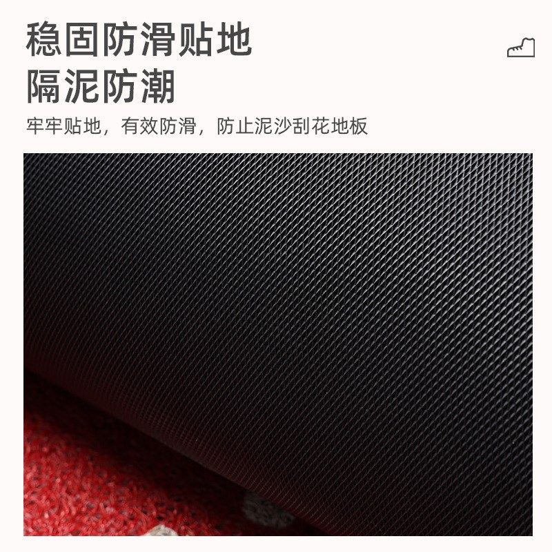 入户门地垫门口进门蹭土门垫防滑丝圈耐脏脚垫可裁剪红色结婚地毯,淘宝优惠券,粉丝福利购,淘宝优惠卷